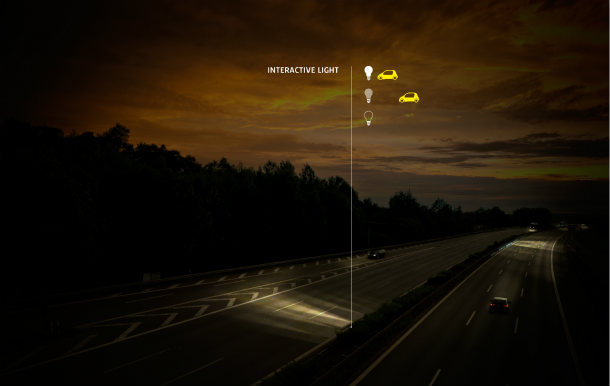 Smart Highway - Interactive light - Studio Roosegaarde